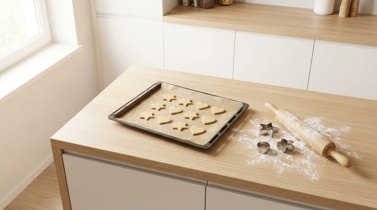 Plätzchen Rezept: Einfacher Teig, der immer gelingt