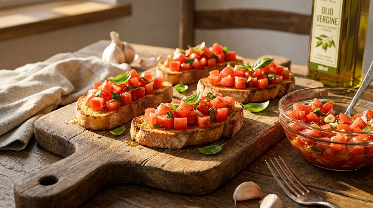Bruschetta Rezept: Original italienisch in 20 Min.