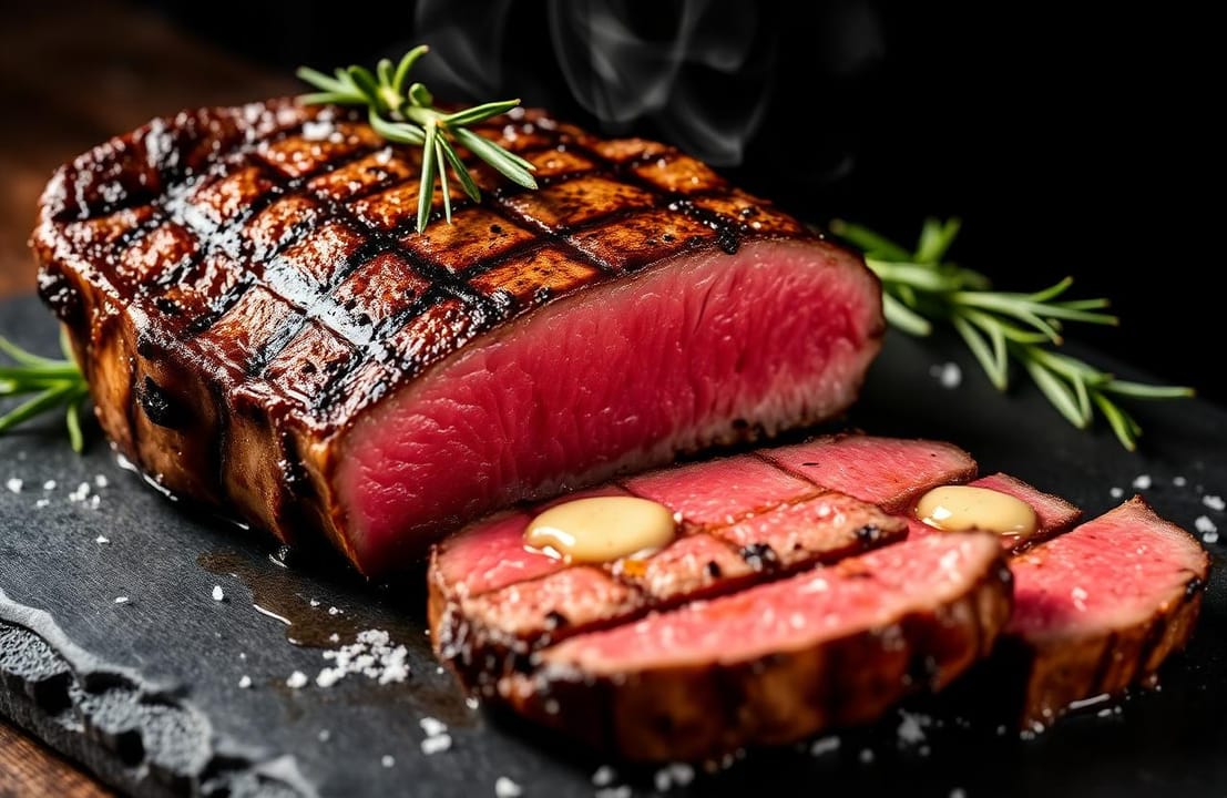 Ribeye Steak vom Grill
