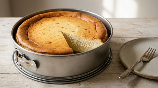 Käsekuchen ohne Boden – in 15 Minuten im Ofen